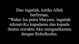 Download lagu Percakapan Nabi Isa a.s dengan Allah SWT | Surat Al-Ma'idah 109-120 mp3
