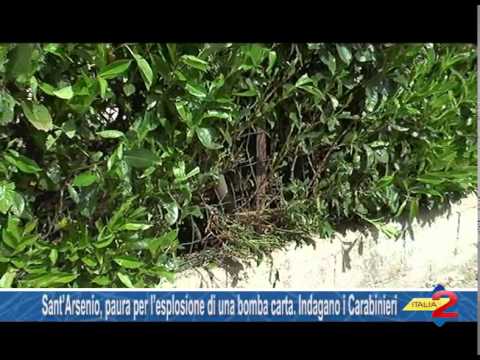 Sant’Arsenio, paura per l’esplosione di una bomba carta. Indagano i Carabinieri