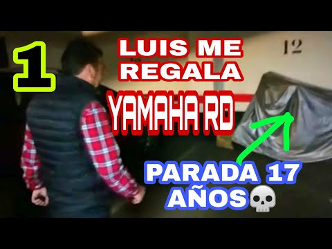 #1 Me REGALAN una moto YAMAHA RD 💀 parada 17 años de 1987🛠️ Nuevo RESCATE proyecto😍