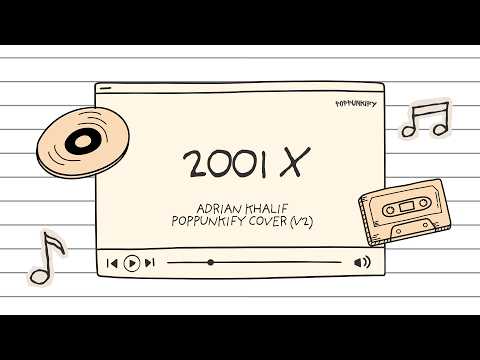 Adrian Khalif - 2001x | Poppunkify Cover (Lyric Video)