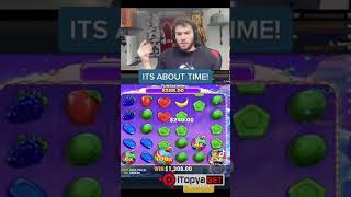 ADIN ROSS FINALLY GETS A BIG WIN ON SWEET BONANZA! #shorts #adinross #bigwin