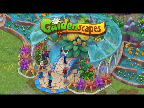 GARDENSCAPES Story Walkthrough Gameplay  - Day 4 (iOS, Android)