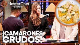 Camarones Crudos Y Huevos Sin Cocer En El Reto | Masterchef Ecuador