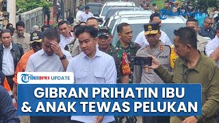 Gibran Blusukan Tinjau Banjir Sukabumi, Miris Banyak Rumah Hancur Diterjang Banjir di Sukabumi