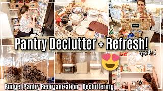 NEW PANTRY REFRESH 2024 :: ORGANIZE &amp; DECLUTTER WITH ME ep6