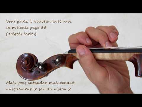 Volume 1 cours 123 / 133 - Duo hymne joie - Apprendre le Violon avec olivier Lesseur