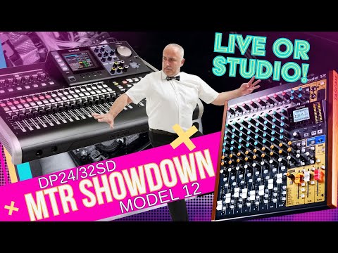 Tascam Model 12 or the Portastudio DP24S: Live or Studio- Which Is best for you?