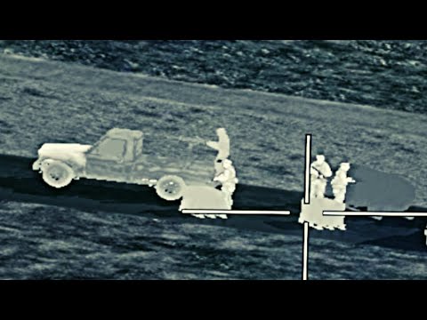 AH-64D Apache Helicopter Engages Insurgent Convoy: Unstoppable Force of Destruction!