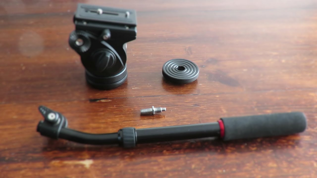 Jie Yang Fluid Head and Canon Powershot SX60 HS Sitting on a 45 Year Old Tripod