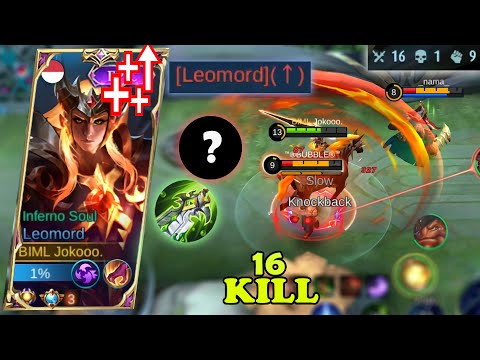 PERFECT BUILD LEOMORD AFTER BUFF 🔥 DIVE TURET NO PROB 🔥 BUILD TOP 1 GLOBAL LEOMORD - MLBB