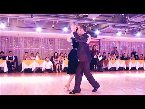 Maria Filali y Gianpiero Galdi, Festivalito de Tango en Hong Kong,Baldosa Floja