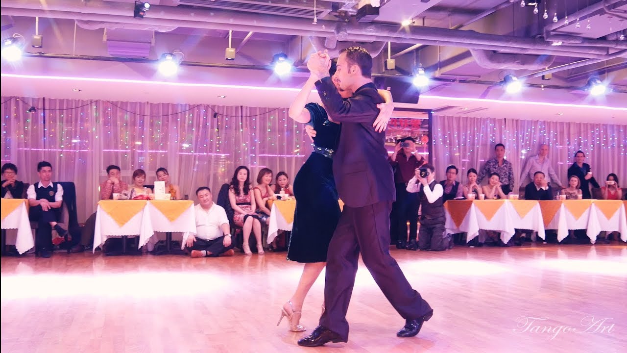 Maria Filali y Gianpiero Galdi, Festivalito de Tango en Hong Kong,Baldosa Floja
