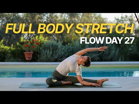 Relaxing Full Body Stretch | 30 Min | Day 27 Flow Challenge