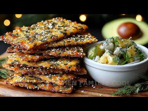 Make anti-inflammatory crackers at home! NO FLOUR, NO SUGAR!