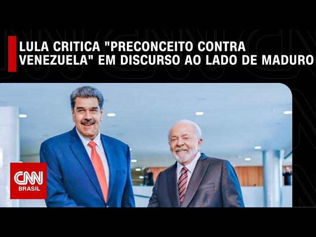 Lula critica "preconceito contra a Venezuela" em discurso ao lado de Maduro | O GRANDE DEBATE