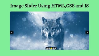 Image Slider Using HTML, CSS, and JavaScript | Image Slider With Manual Button | Image Slider Design