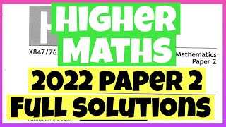 Higher 2022 Paper 2