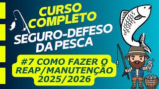 HOW TO PERFORM REAP/MAINTENANCE 2025/2026 - ARTISANAL FISHERMAN