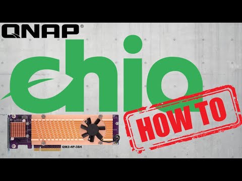 Serveris Kontrolierius Qnap PCIE 3.0 x8 - 4x M.2 PCIE NVME QM2 (QM2-4P- 384) video