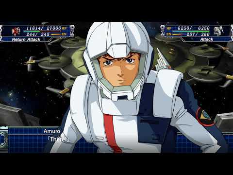 Super Robot Wars T: Nu Gundam All attacks