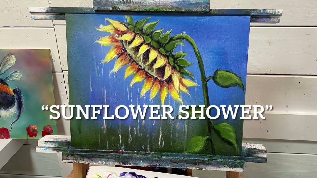 “SUNFLOWER SHOWER”  Painting & Announcement! 📣 