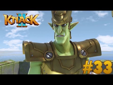 Knack 2 Gameplay Very Hard (PS4) Part 33 - Gundahar Boss Fight