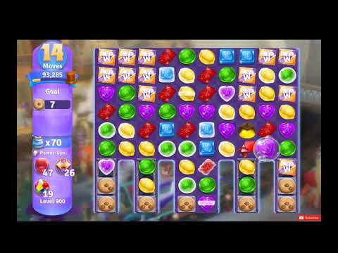 Wonka's World of Candy Level 900 NO BOOSTERS - A S GAMING ✔