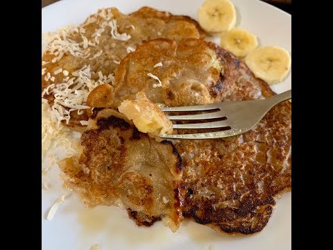 Banana Coconut Pancakes (Paleo, AIP, Vegan)