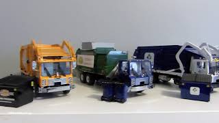 Mini Garbage Day with First Gear Garbage Trucks
