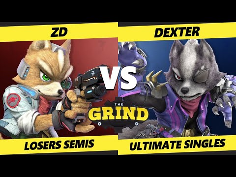 The Grind 169 Losers Semis - ZD (Fox) Vs. Dexter (Wolf) Smash Ultimate - SSBU