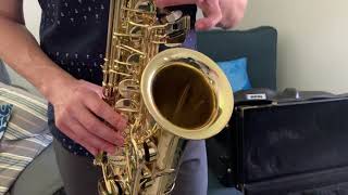 Video thumbnail for Selmer Series II Alto Saxophone Demo, DC Sax by DC Sax
