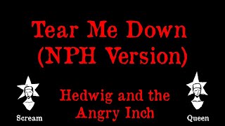 Hedwig and the Angry Inch  - Tear Me Down (Neil Patrick Harris version) Karaoke