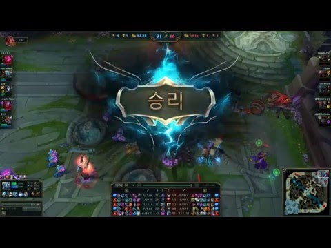 LMHT: SKT T1 Faker   Fizz vs Lulu   SSG Helper, KR LOL SoloQ Highlights
