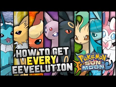 Come ottenere TUTTE le Eeveelusioni in Pokémon Sole e Luna