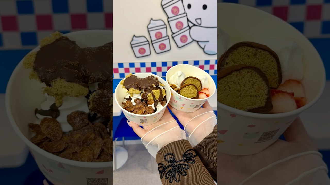 【福岡｜天神】新オープンの大人気韓国スイーツ😋🍨#福岡#福岡グルメ#天神グルメ#ヨアジョン#fukuoka#fukuokafood