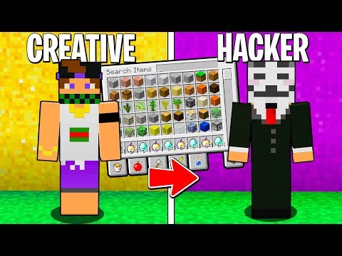 MI FINGO un HACKER e GIOCO le LUCKYBLOCK in CREATIVA - Minecraft ITA