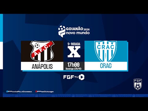 Anápolis x Crac - Goianão Novo Mundo 2026 - 5ª rodada