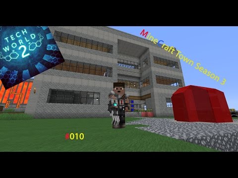 Tech World 2 Minecraft Town S3 #010 - Kabel zum Server sind gelegt los gehts