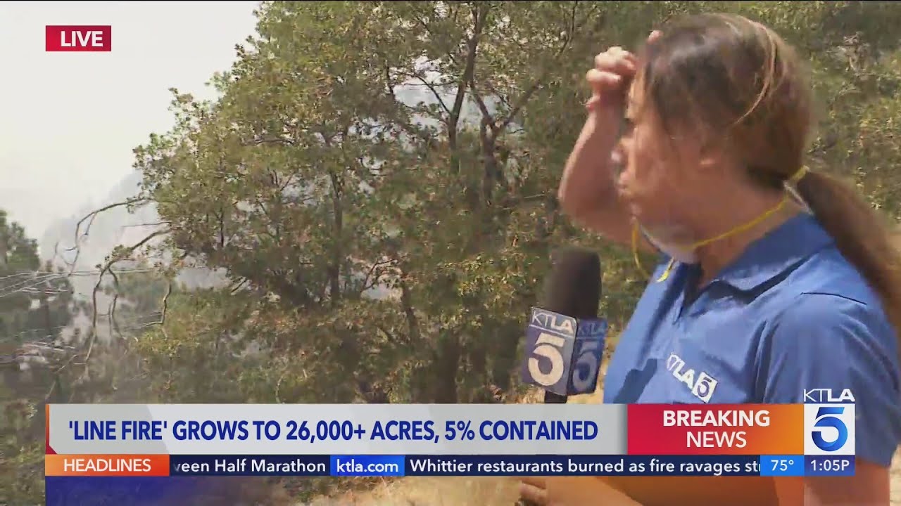 Line Fire in San Bernardino County surpasses 26,000 acres: Tuesday 1 p.m. Update