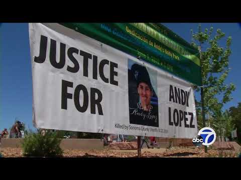 Santa Rosa park dedicated in memory of Andy Lopez opens
