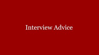 Harvard SNMA: Interview Advice
