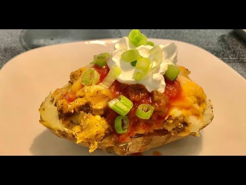 Twice Baked Taco Potatoes | Southern Sassy Mama
