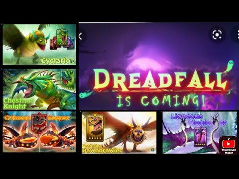 all possible dreadfail hybrids and their behavior #school of dragons #dreadfail 2022#