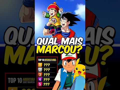 ABERTURAS ANIME que mais MARCARAM? ??