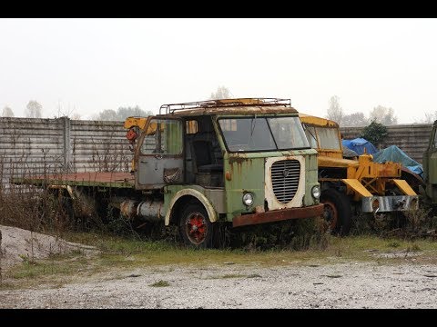 Old trucks that rot here rather than be scrapped... Fiat, Lancia, etc...