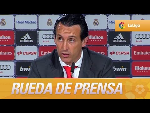 Emery: "Para ganar en el Bernabéu hay que hacer mucho y bien, casi perfecto"