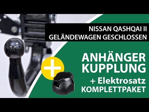 Anhängerkupplung abnehmbar NISSAN QASHQAI II Geländewagen geschlossen  | GDW