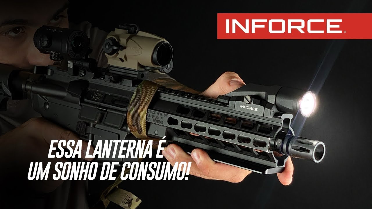 INFORCE INF-B-PBRセット ウエポンライト Lanterna p/ Pistola Inforce WILD1 500 Lumens | Pronta Entrega