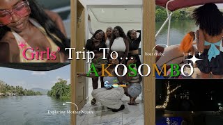 Weekend in Akosombo with the Girls Vlog | Boat Cruise, Jet Ski & more than fun! 🇬🇭🏝️🚤
