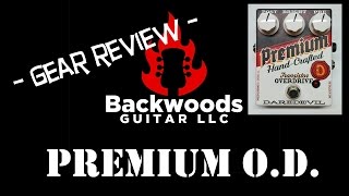 Video thumbnail for Backwoods Guitar - Daredevil Premium O.D. - Pedal Review by Backwoods Guitar LLC